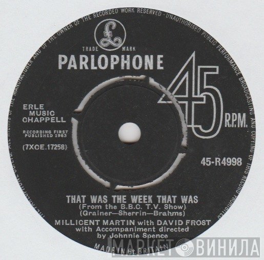 Millicent Martin With David Frost  - That Was The Week That Was