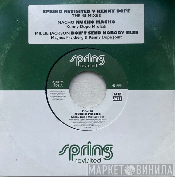 Millie Jackson, Macho  - Spring Revisted v Kenny Dope -The 45 Mixes 