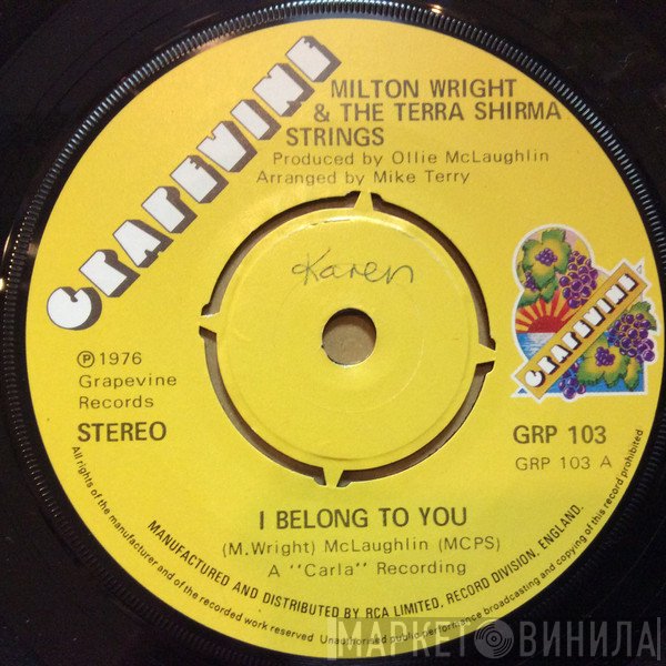 Milton Wright, The Terra Shirma Strings - I Belong To You