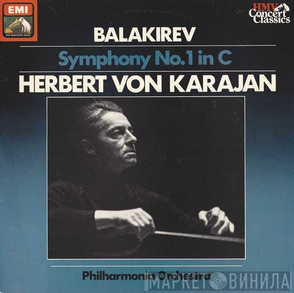 Mily Balakirev, Herbert von Karajan, Philharmonia Orchestra  - Symphony No.1 In C
