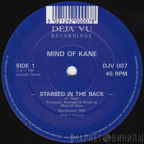 Mind Of Kane - Stabbed In The Back