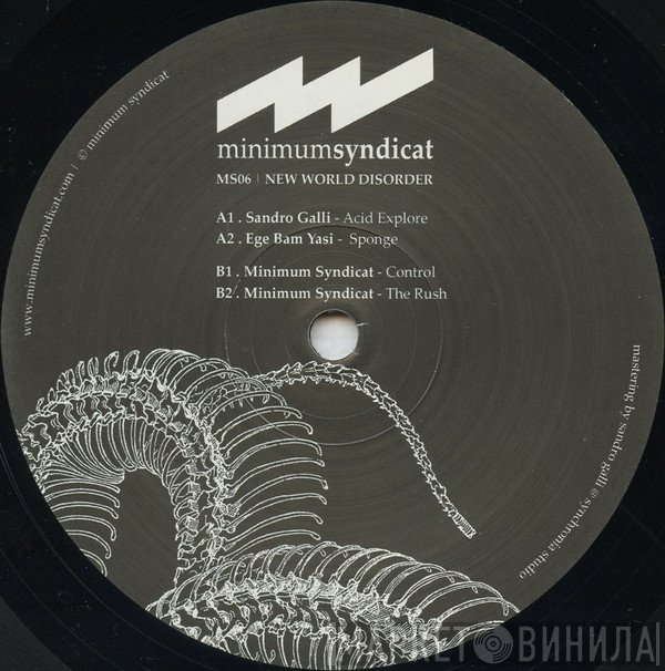 Minimum Syndicat And Sandro Galli And Ege Bam Yasi  - New World Disorder