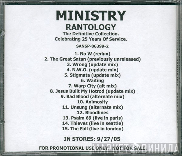 Ministry  - Rantology
