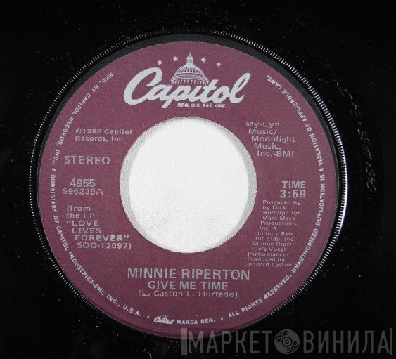 Minnie Riperton  - Give Me Time