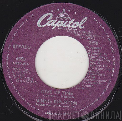 Minnie Riperton - Give Me Time