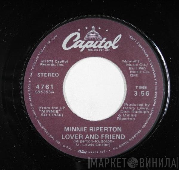 Minnie Riperton  - Lover And Friend