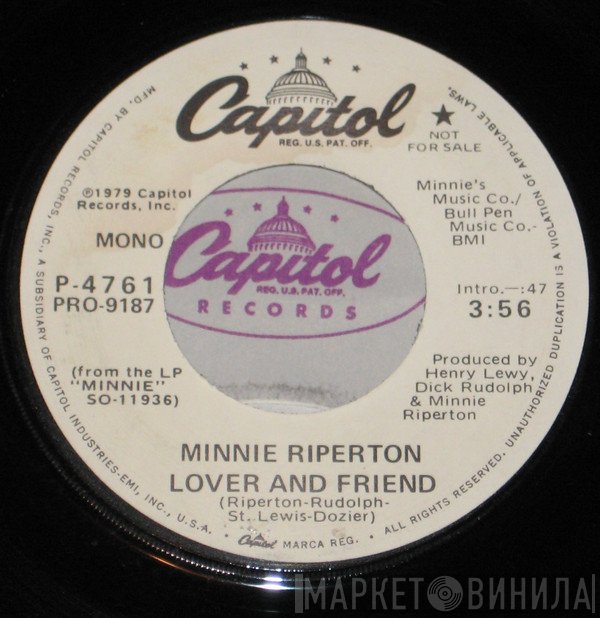 Minnie Riperton - Lover And Friend