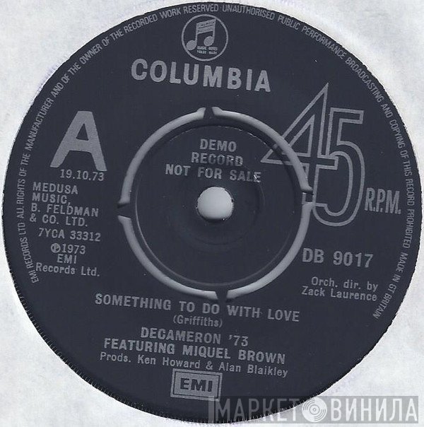Miquel Brown, Decameron '73 - Something To Do With Love