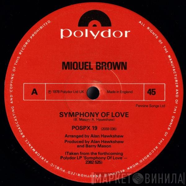 Miquel Brown - Symphony Of Love