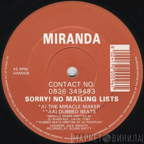 Miranda  - The Miracle Maker / Dubbed Beats