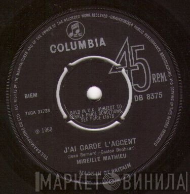 Mireille Mathieu - J'Ai Garde L'Accent
