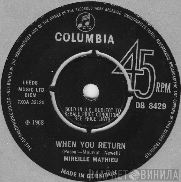 Mireille Mathieu  - When You Return