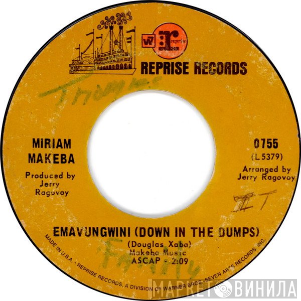 Miriam Makeba - Emavungwini (Down In The Dumps) / Ibabalazie