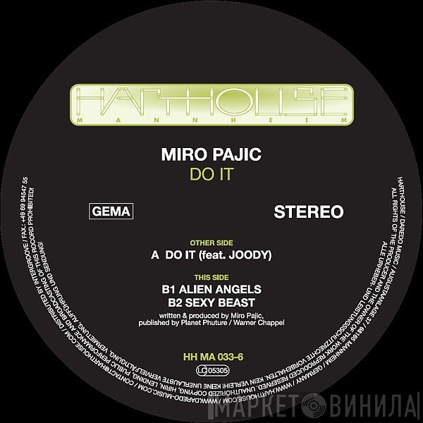 Miro Pajic  - Do It