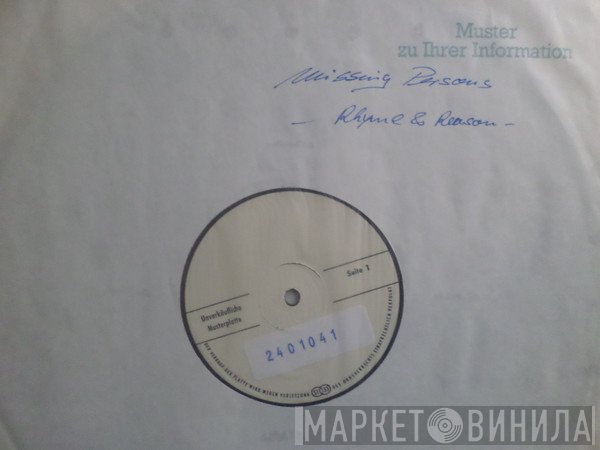 Missing Persons  - Rhyme & Reason