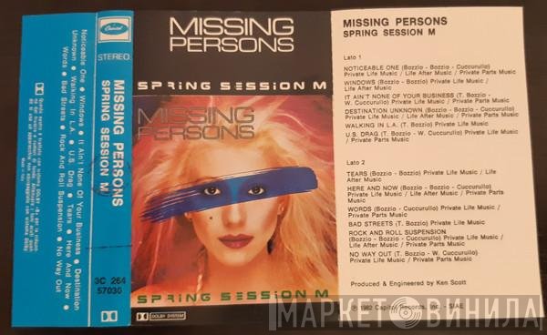 Missing Persons  - Spring Session M