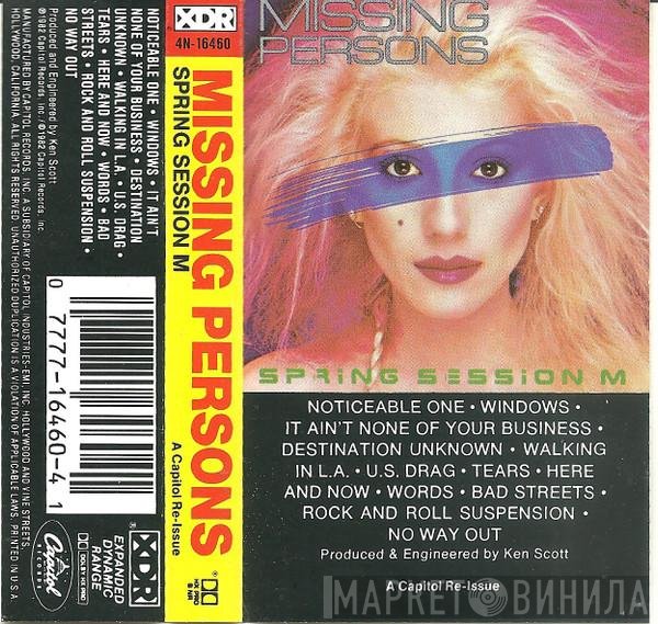 Missing Persons  - Spring Session M