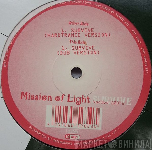Mission Of Light - Survive