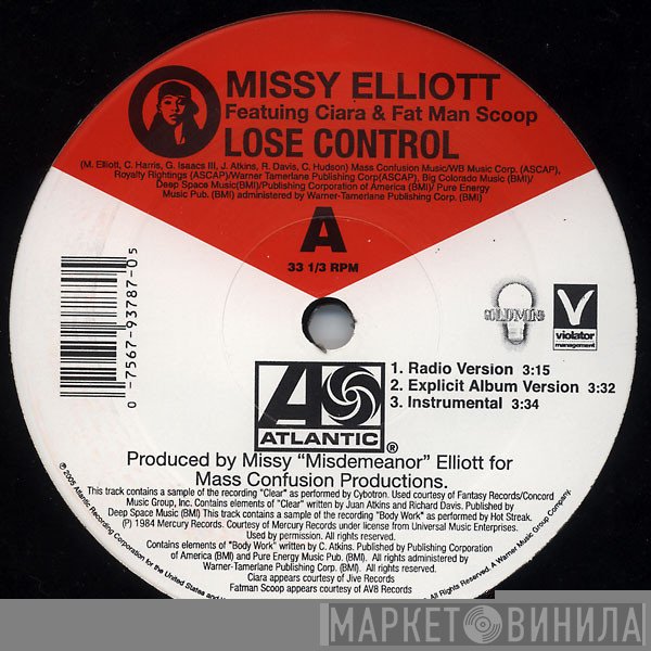 Missy Elliott, Fatman Scoop, Ciara  - Lose Control / On & On