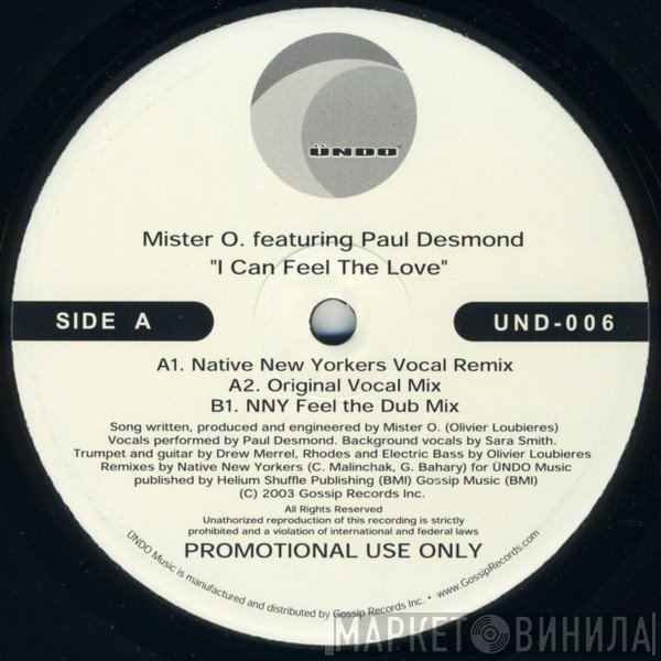 Mister O - I Can Feel The Love