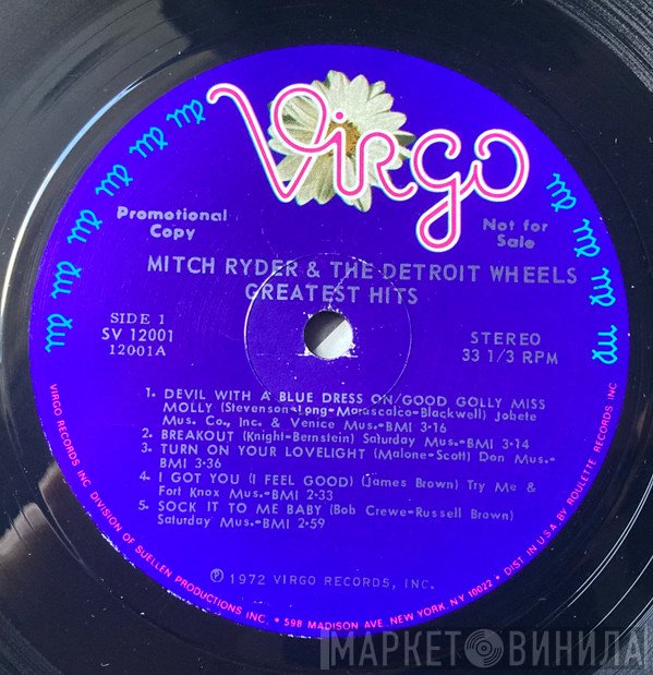 Mitch Ryder & The Detroit Wheels  - Greatest Hits