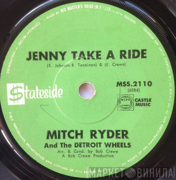 Mitch Ryder & The Detroit Wheels  - Jenny Take A Ride!