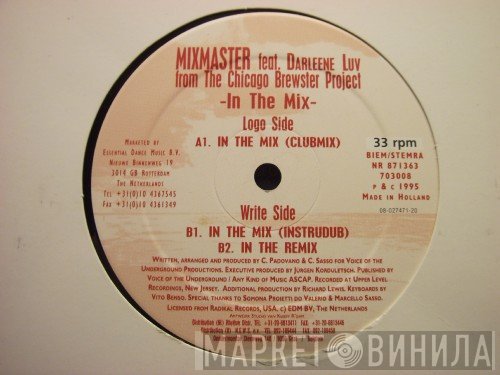 Mixmaster  Feat. Darleen Luv  - In The Mix