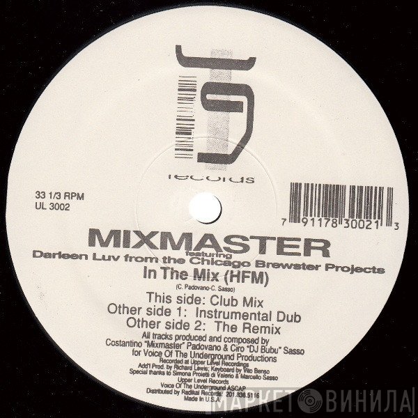 Mixmaster  Featuring Darleen Luv  - In The Mix