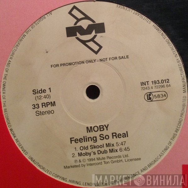 Moby  - Feeling So Real