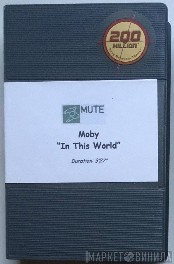 Moby  - In This World