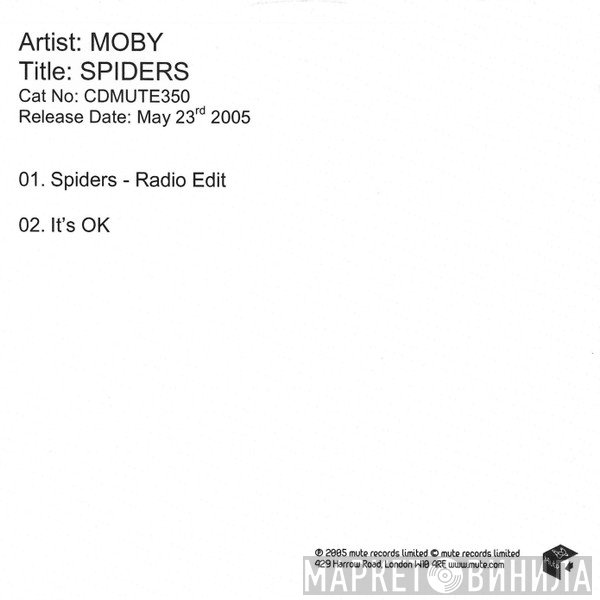 Moby  - Spiders