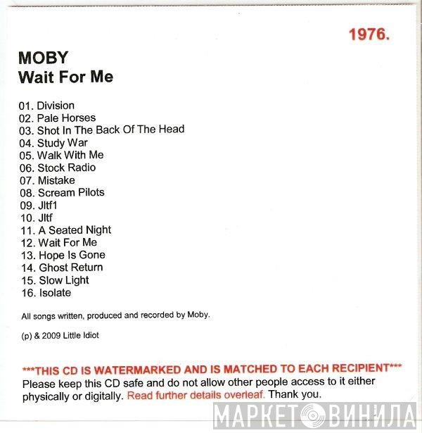 Moby  - Wait For Me