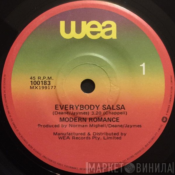 Modern Romance  - Everybody Salsa / Salsa Rappsody
