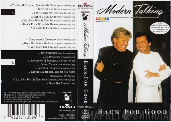 Modern Talking  - Back For Good