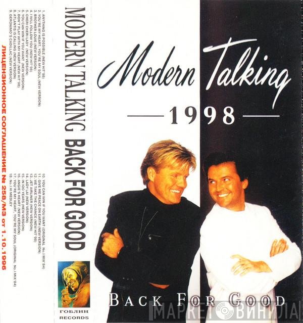 Modern Talking  - Back For Good