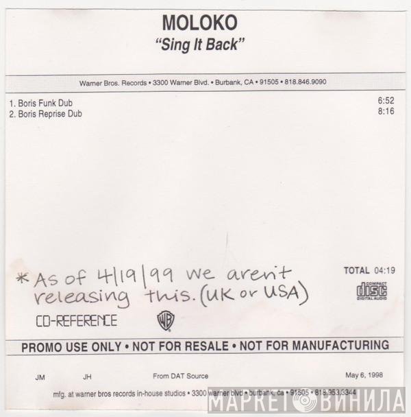 Moloko  - Sing It Back