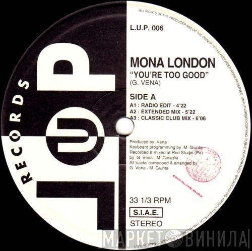 Mona London - You're Too Good