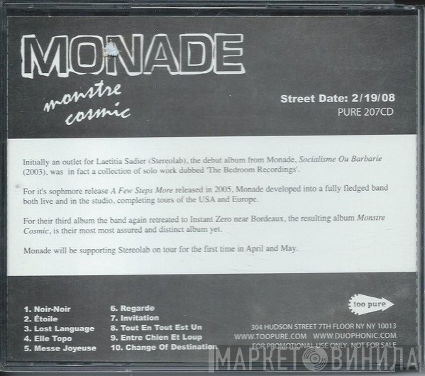 Monade  - Monstre Cosmic