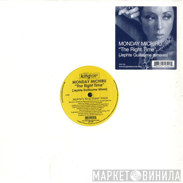 Monday Michiru - The Right Time (Jephte Guillaume Remixes)