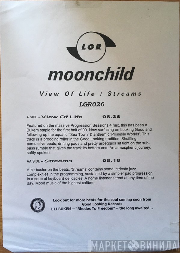 Moonchild  - View Of Life / Streams