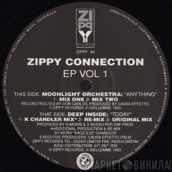 Moonlight Orchestra, Deep Inside - Zippy Connection EP Vol 1