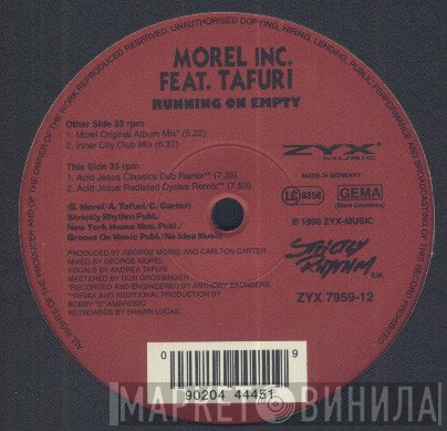 Morel Inc.  - Running On Empty