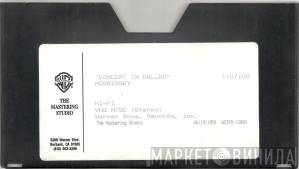 Morrissey  - Concert In Dallas
