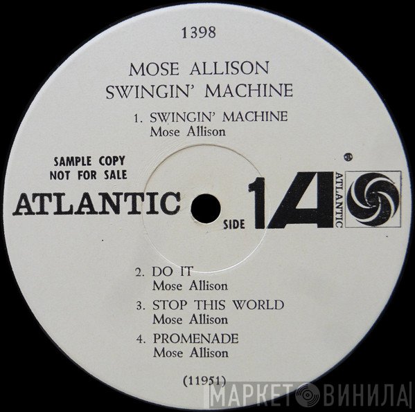 Mose Allison  - Swingin' Machine