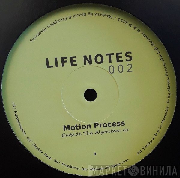 Motion Process  - Outside The Algorithm