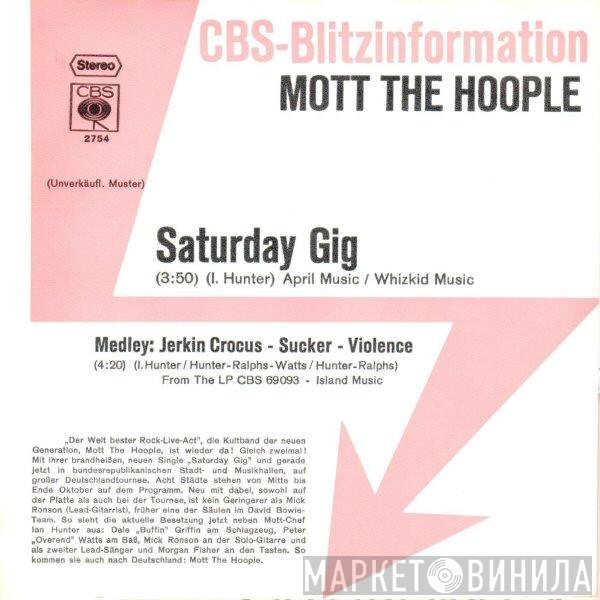 Mott The Hoople  - Saturday Gig