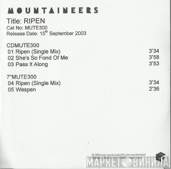 Mountaineers  - Ripen