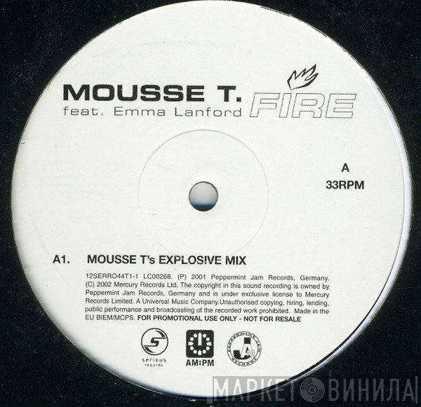 Mousse T. Feat. Emma Lanford  - Fire