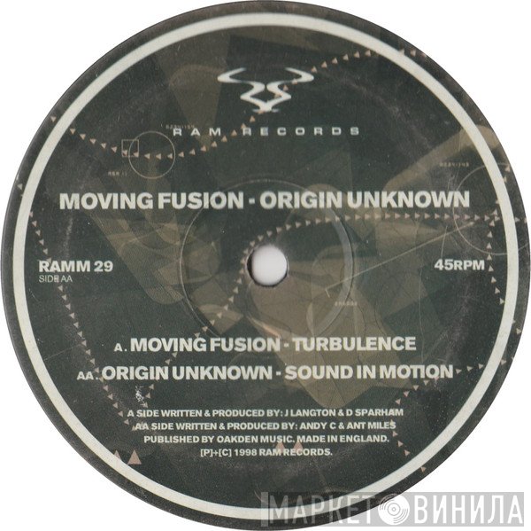 Moving Fusion / Origin Unknown  - Turbulence / Sound In Motion