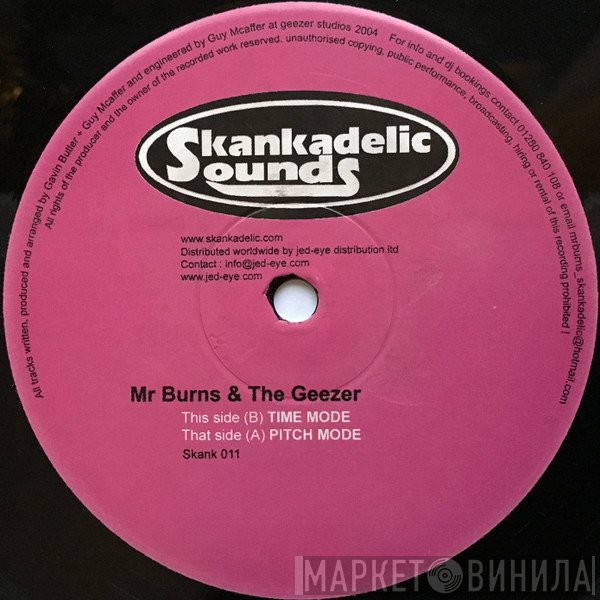 Mr. Burns & The Geezer - Pitch Mode / Time Mode